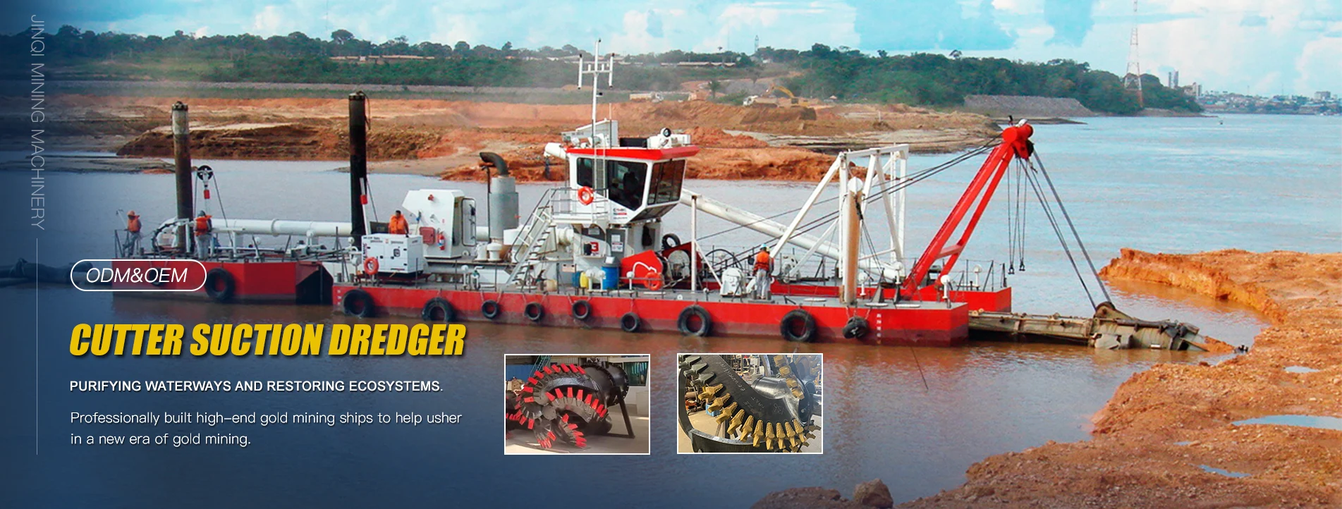 ʻO ka mea kūʻai aku ʻo China Cutter Suction Dredger